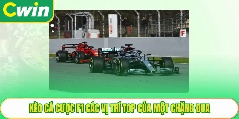 Kèo cá cược F1 các vị trí top của một chặng đua