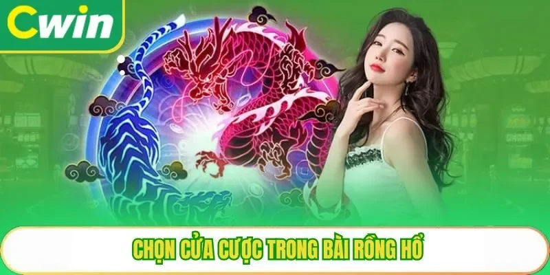 Chọn cửa cược trong bài Rồng Hổ