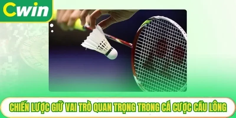 Chiến lược giữ vai trò quan trọng trong cá cược cầu lông
